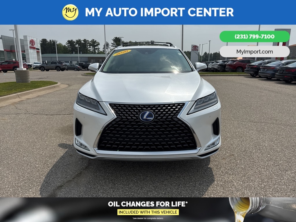 Used 2020 Lexus RX Hybrid 450h with VIN JTJJGKFA4L2015263 for sale in Muskegon, MI
