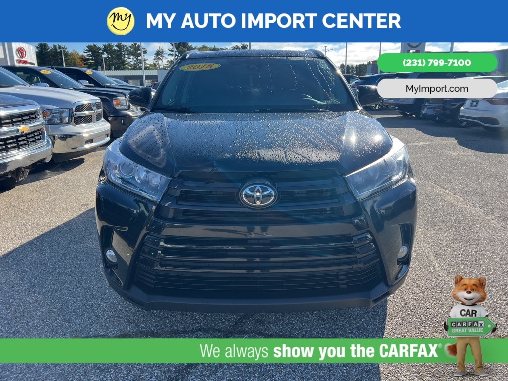 Used 2018 Toyota Highlander SE with VIN 5TDJZRFH5JS534167 for sale in Muskegon, MI