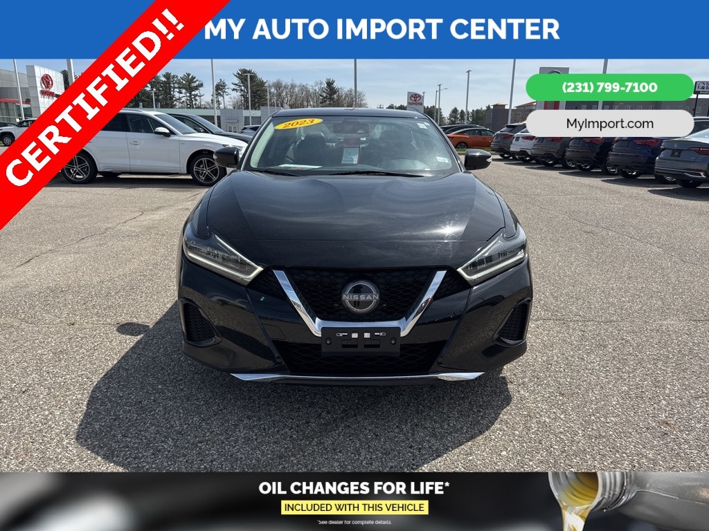 Certified 2023 Nissan Maxima SV with VIN 1N4AA6CV9PC508901 for sale in Muskegon, MI