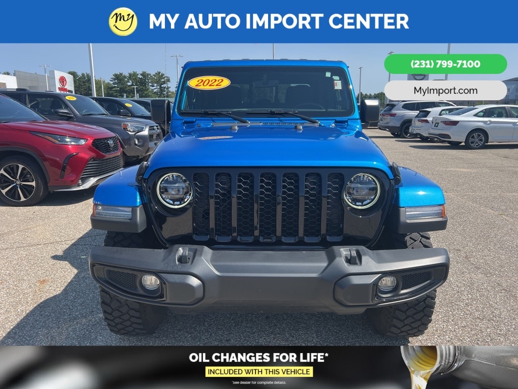 Used 2022 Jeep Gladiator WILLYS with VIN 1C6HJTAG4NL128719 for sale in Muskegon, MI