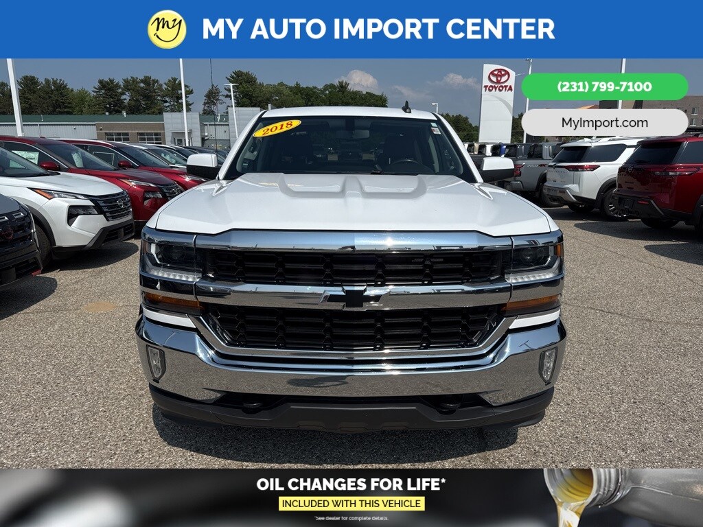 Used 2018 Chevrolet Silverado 1500 LT with VIN 3GCUKREC9JG594569 for sale in Muskegon, MI