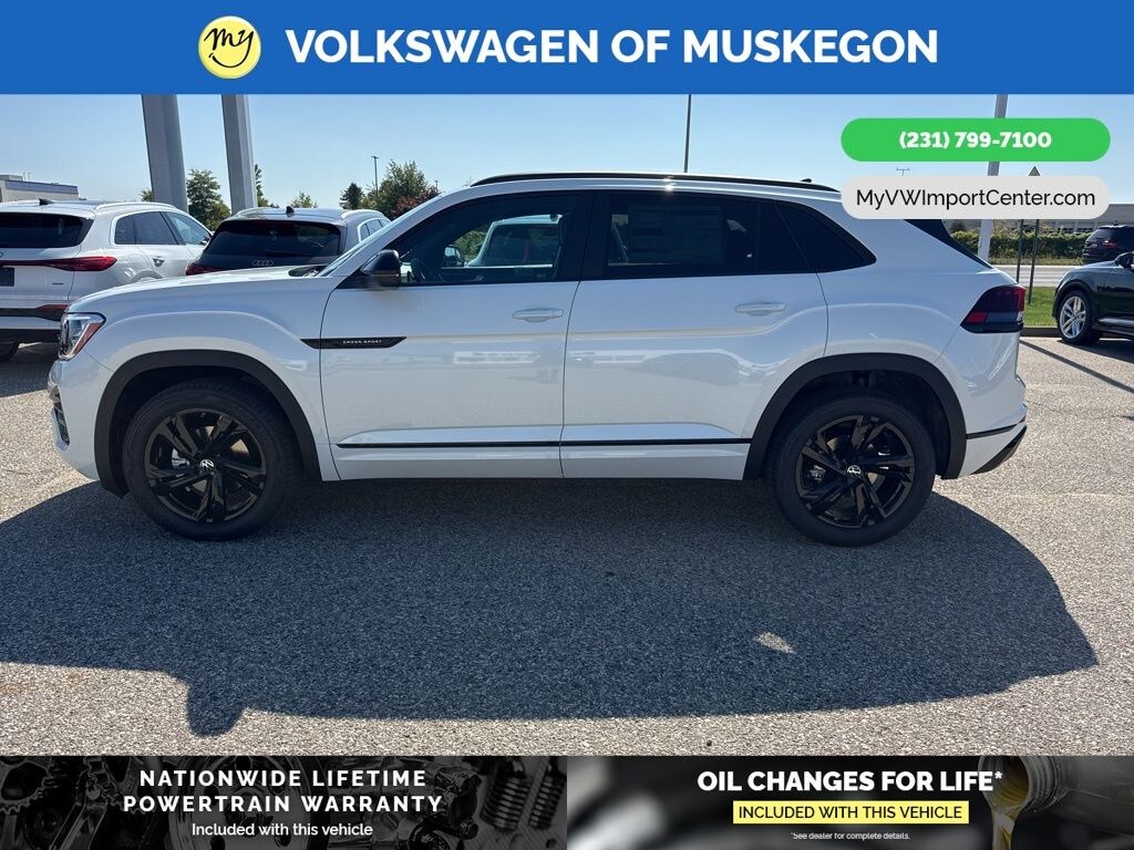 New 2026 Volkswagen Atlas Cross Sport 2.0T SEL R-Line Black SUV