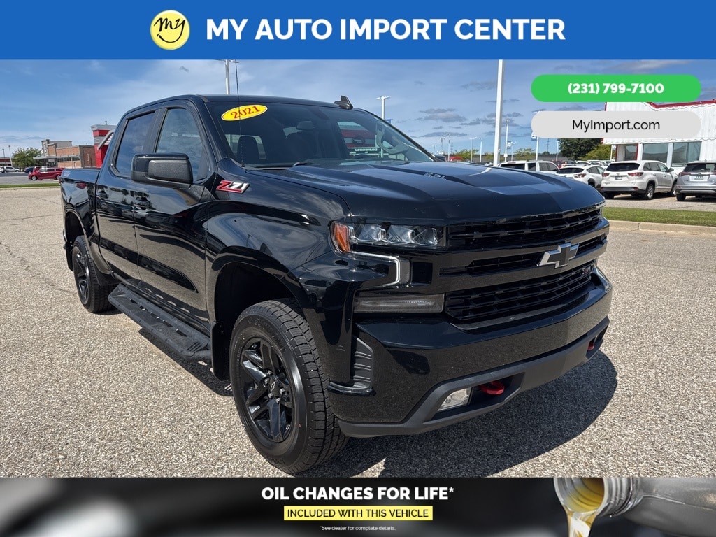 Used 2021 Chevrolet Silverado 1500 LT Trail Boss Truck Crew Cab