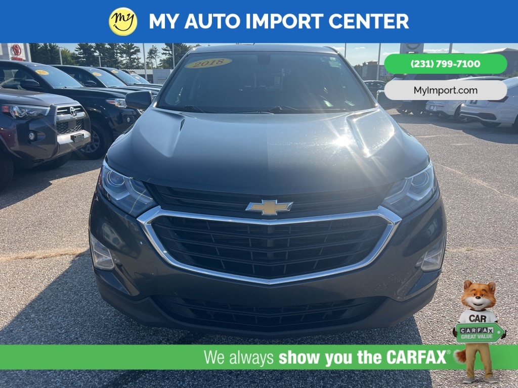 Used 2018 Chevrolet Equinox LT with VIN 3GNAXTEX7JS530121 for sale in Muskegon, MI