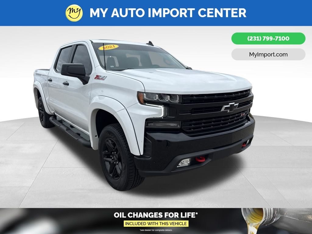 Used 2021 Chevrolet Silverado 1500 LT Trail Boss Truck Crew Cab