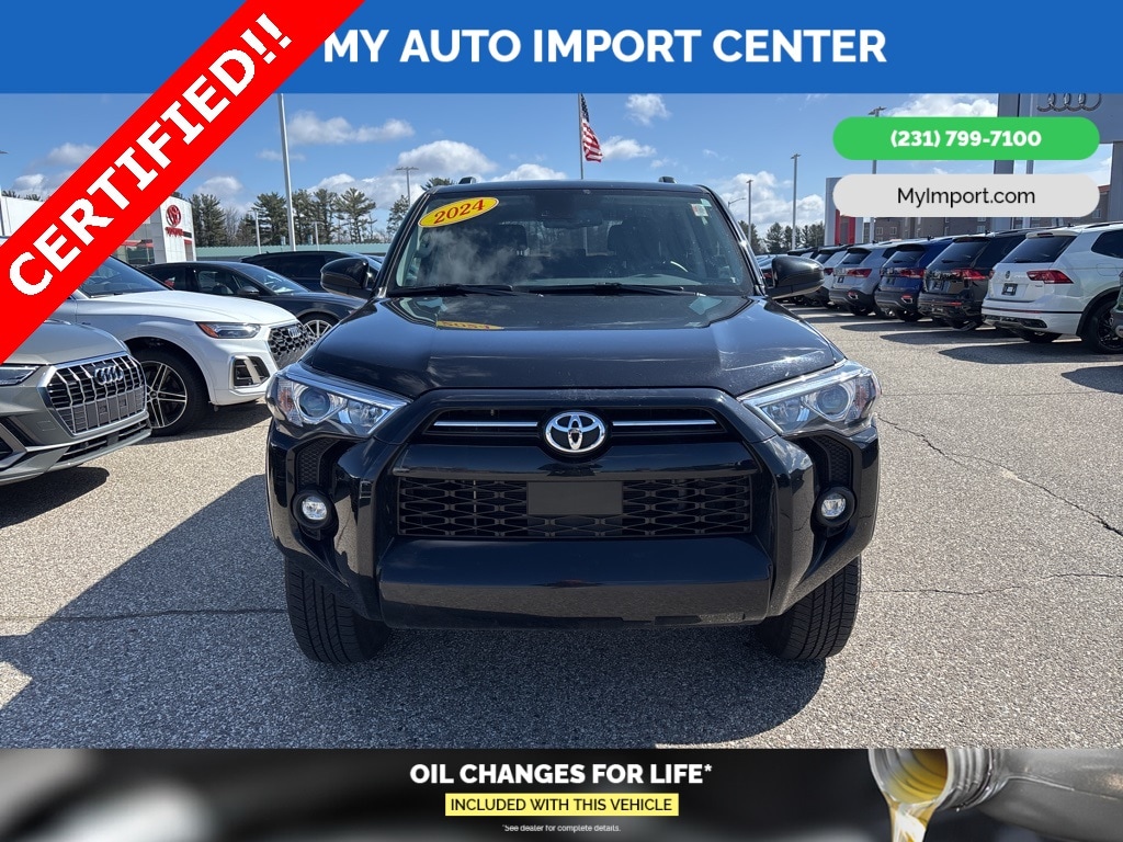 Certified 2024 Toyota 4Runner SR5 with VIN JTEMU5JR6R6225822 for sale in Muskegon, MI