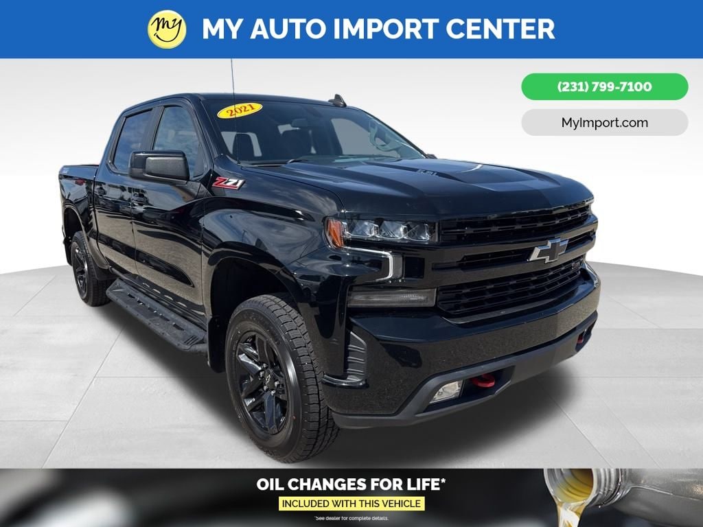 Used 2021 Chevrolet Silverado 1500 LT Trail Boss Truck Crew Cab