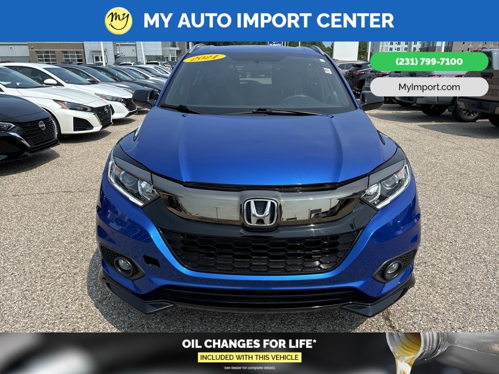 Used 2021 Honda HR-V Sport with VIN 3CZRU6H17MM745269 for sale in Muskegon, MI