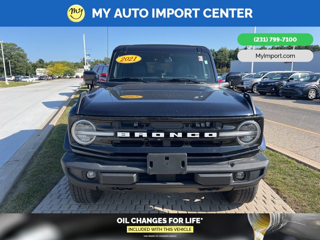 Used 2021 Ford Bronco 4-Door Outer Banks with VIN 1FMDE5DH3MLB09312 for sale in Muskegon, MI