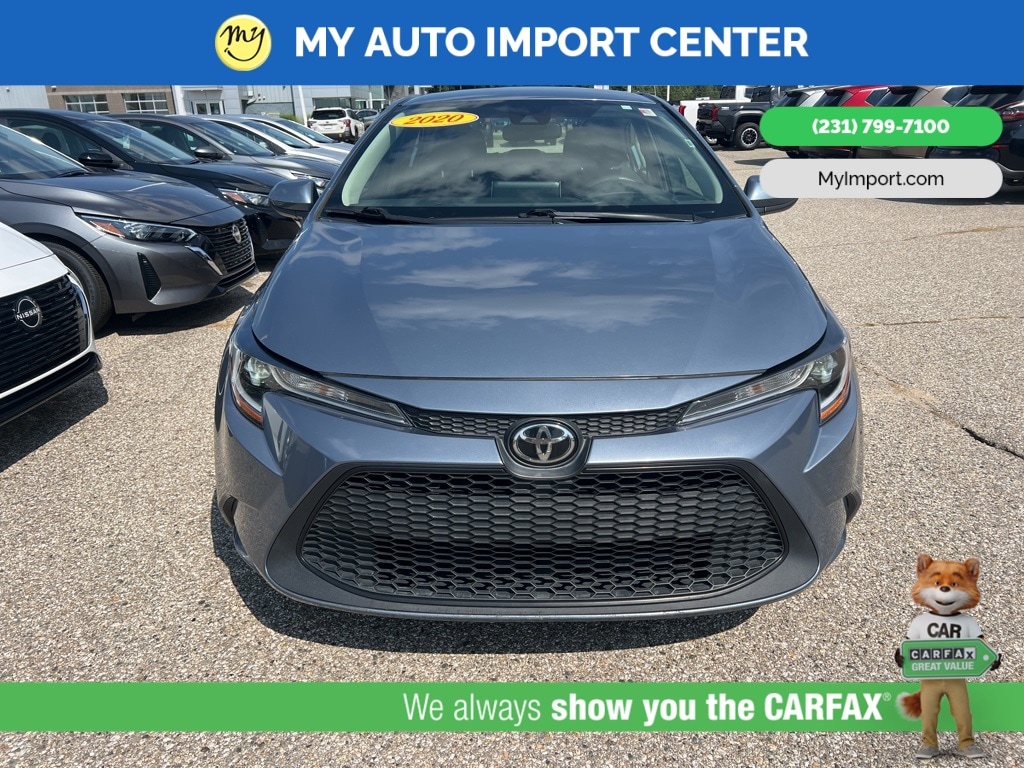 Used 2020 Toyota Corolla LE with VIN 5YFEPRAE7LP097451 for sale in Muskegon, MI