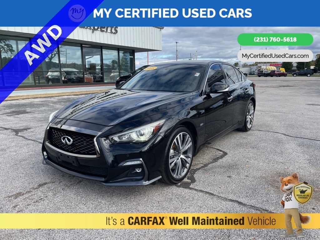 Used 2018 INFINITI Q50 3.0t LUXE Sedan