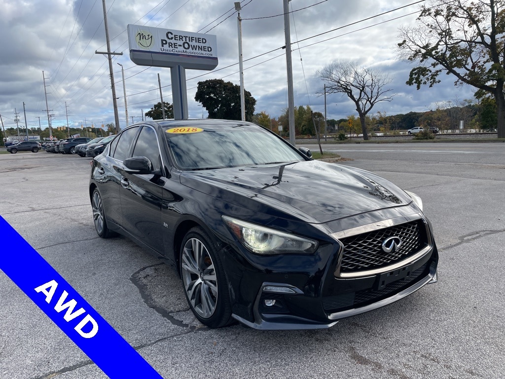 Used 2018 INFINITI Q50 3.0t LUXE Sedan