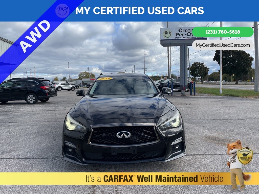 Used 2018 INFINITI Q50 3.0t LUXE Sedan
