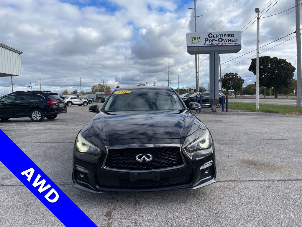 Used 2018 INFINITI Q50 3.0t LUXE Sedan