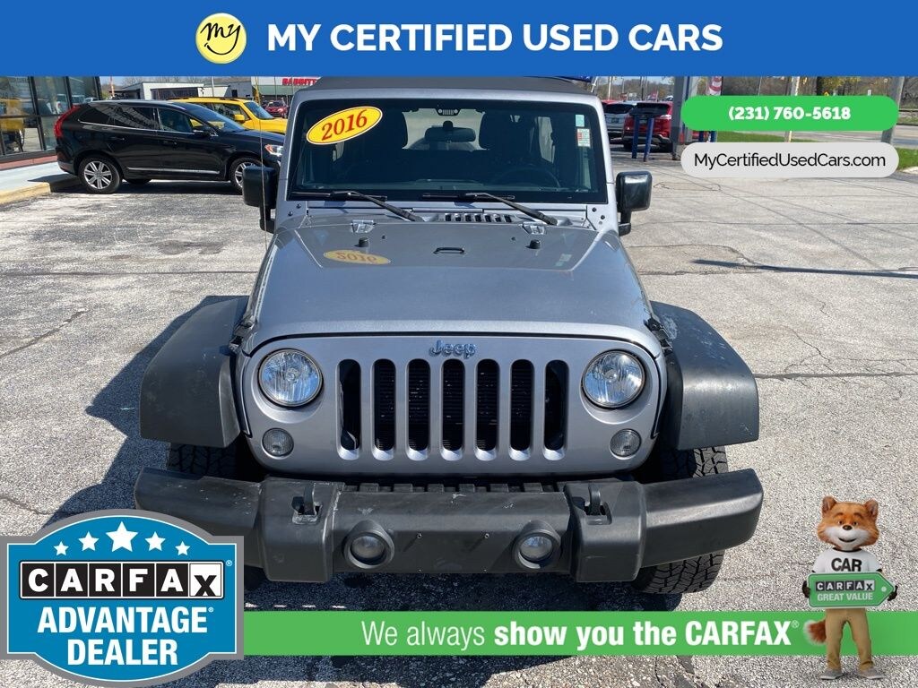Used 2016 Jeep Wrangler JK Unlimited Sport 4X4 SUV