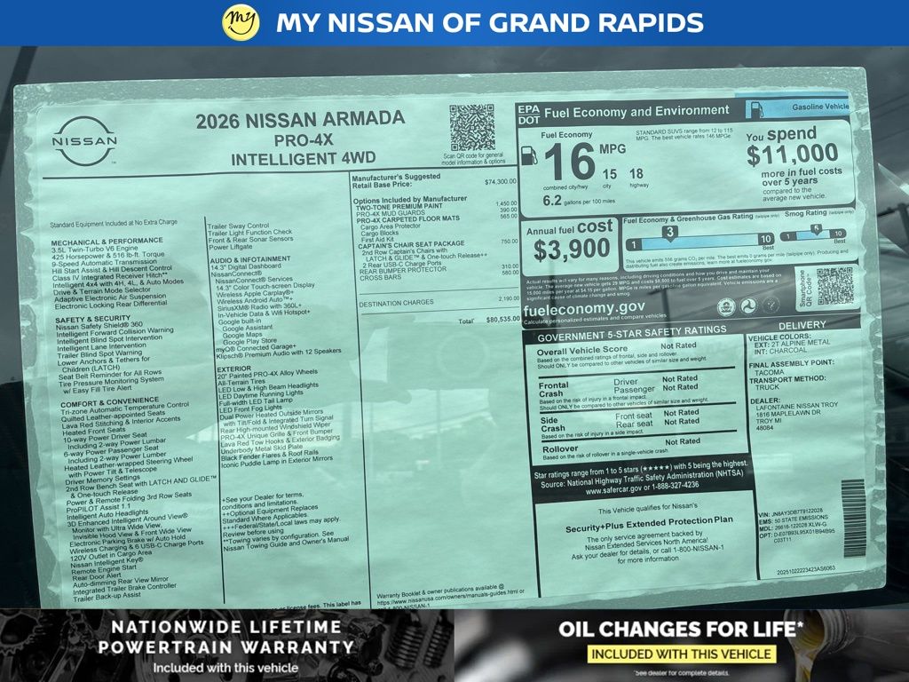 2026 Nissan Armada PRO-4X - Photo 36