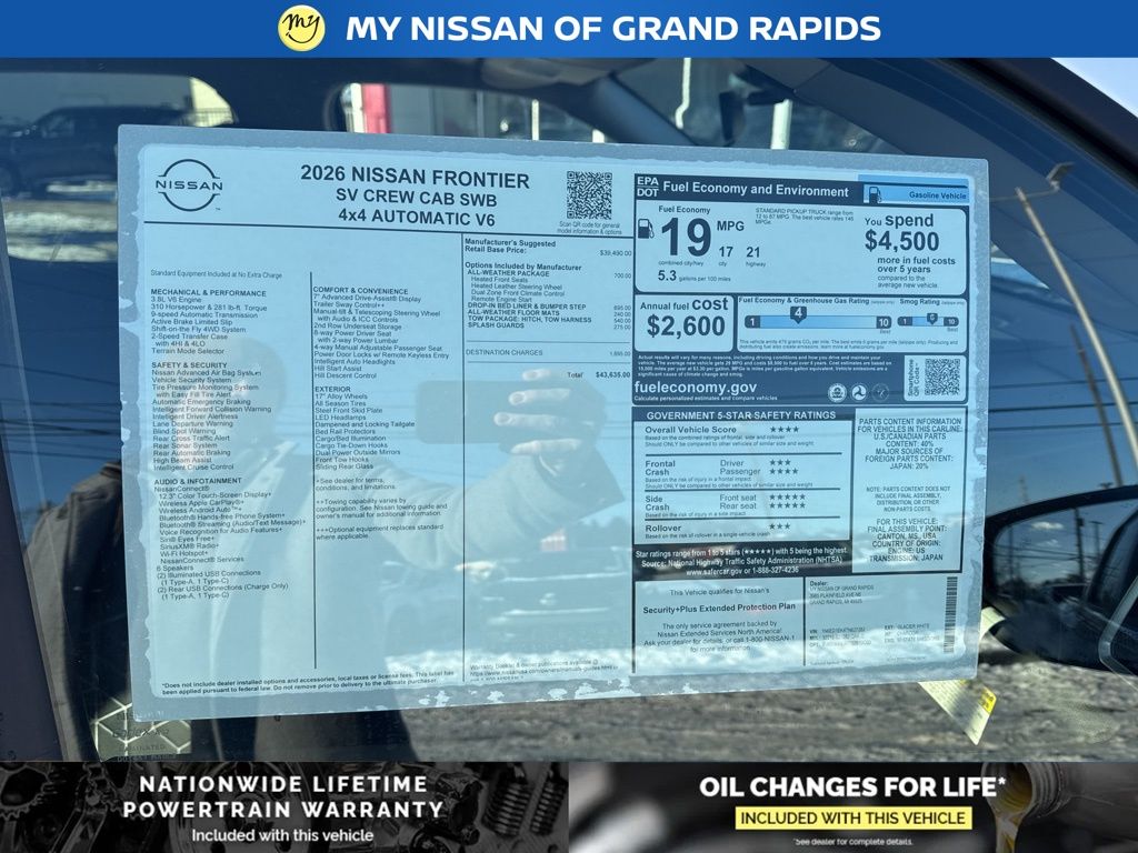 2026 Nissan Frontier SV - Photo 11