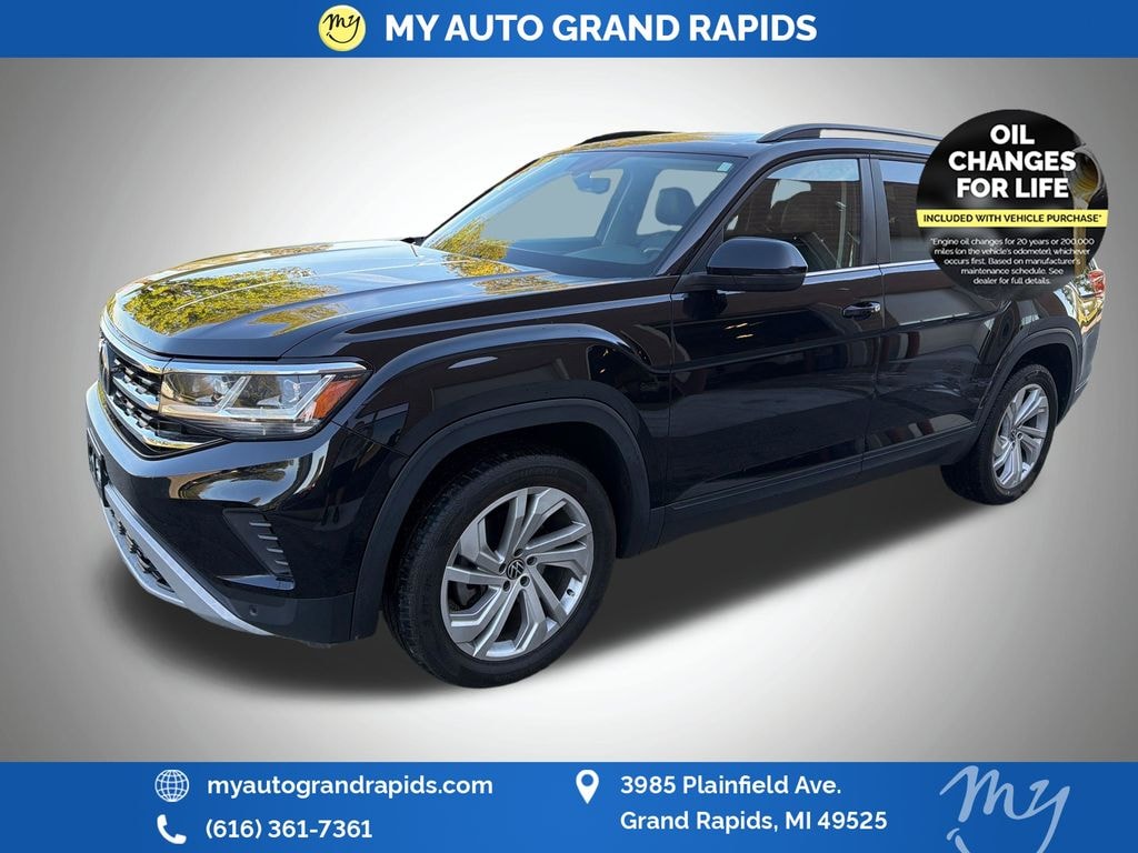 Used 2021 Volkswagen Atlas 3.6L V6 SE w/Technology 4MOTION SUV
