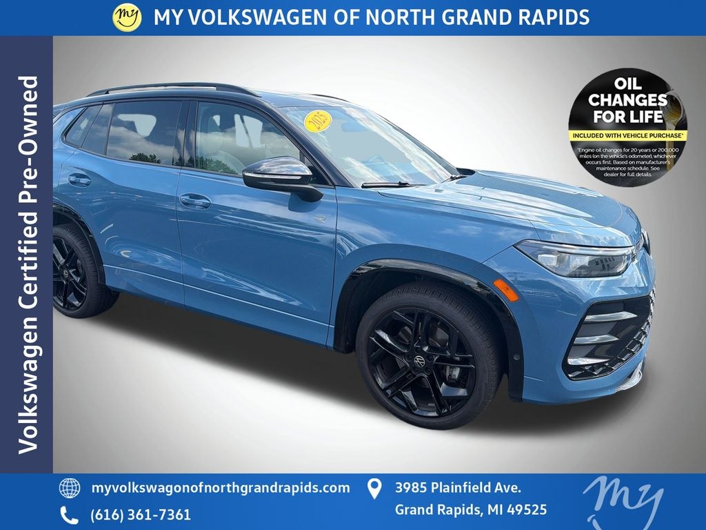 Certified 2025 Volkswagen Tiguan 2.0T SE R-Line Black SUV