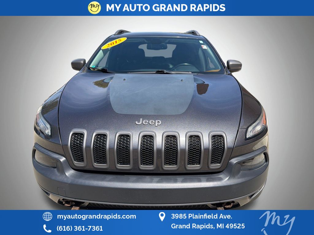Used 2015 Jeep Cherokee Trailhawk with VIN 1C4PJMBS9FW780099 for sale in Grand Rapids, MI