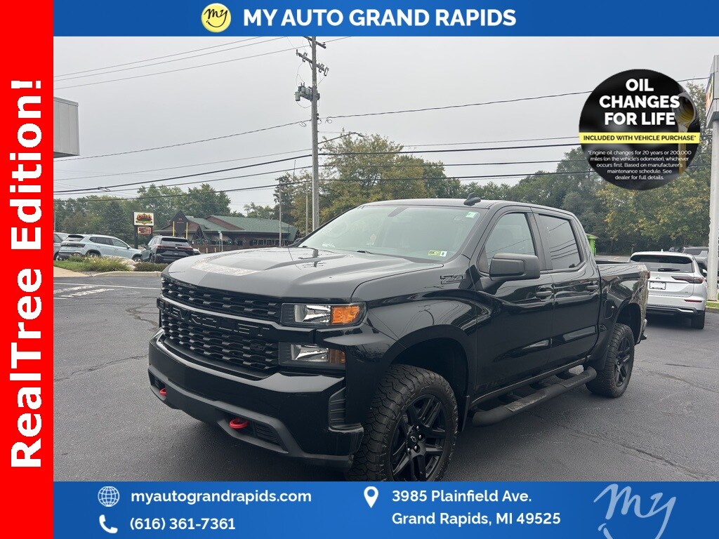 Used 2021 Chevrolet Silverado 1500 Custom Trail Boss Truck Crew Cab