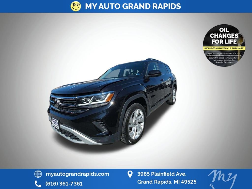 Used 2021 Volkswagen Atlas 3.6L V6 SE w/Technology 4MOTION SUV