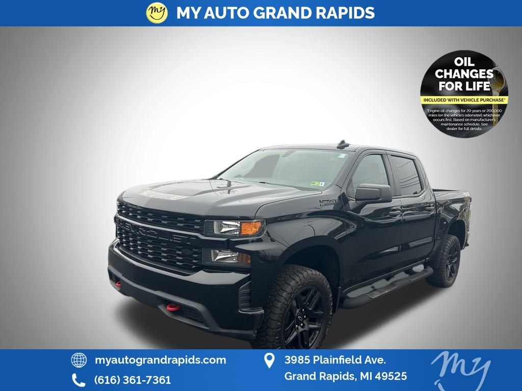 Used 2021 Chevrolet Silverado 1500 Custom Trail Boss Truck Crew Cab