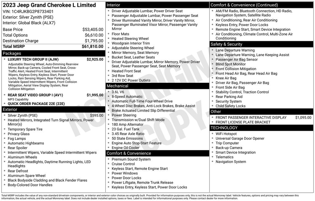 2023 Jeep Grand Cherokee L Limited - Photo 35