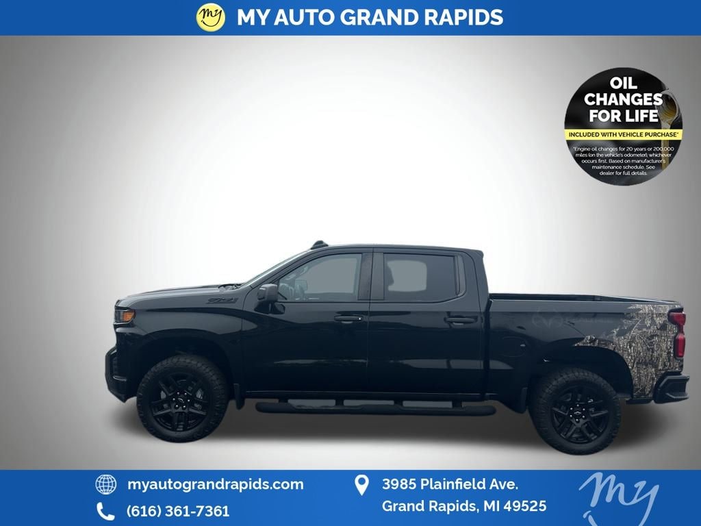 Used 2021 Chevrolet Silverado 1500 Custom Trail Boss Truck Crew Cab