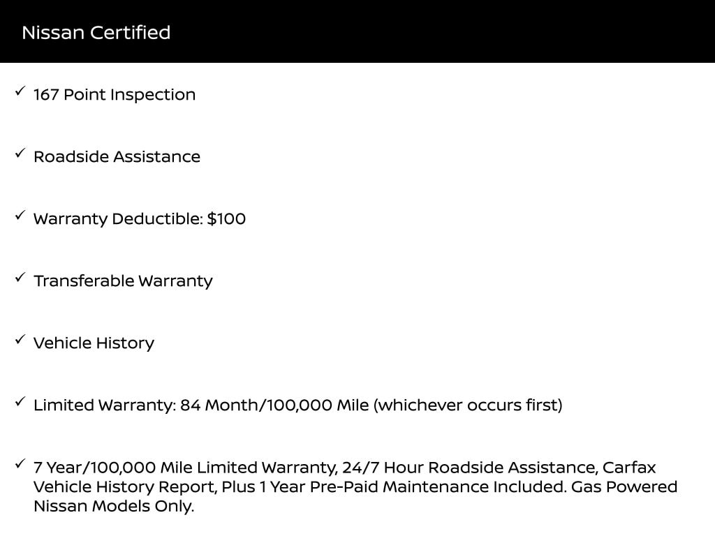 Certified 2024 Nissan Pathfinder SL SUV