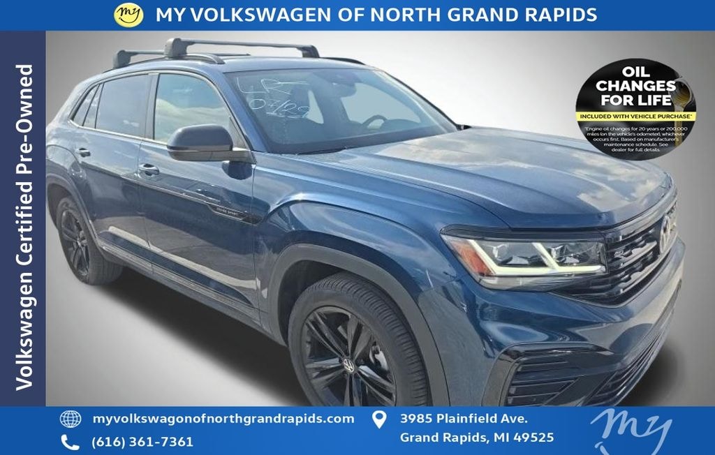 Certified 2023 Volkswagen Atlas Cross Sport 3.6L V6 SEL R-Line Black SUV
