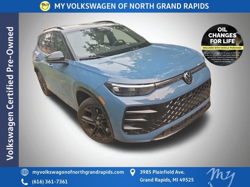 Certified 2025 Volkswagen Tiguan 2.0T SE R-Line Black SUV