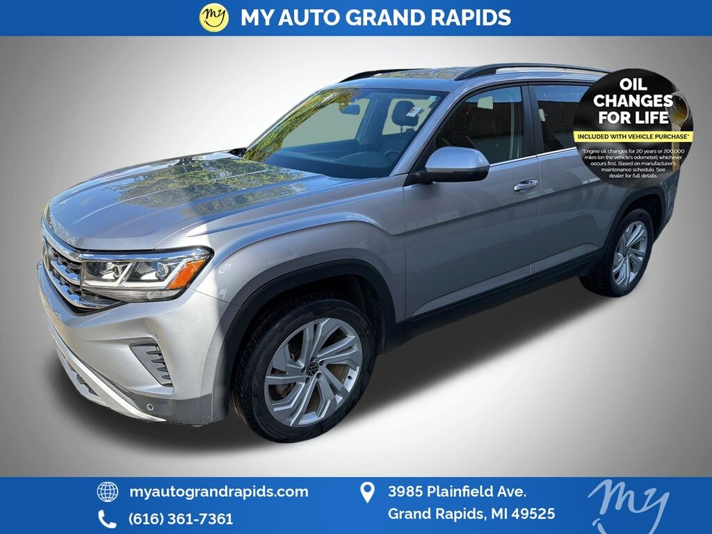 Used 2021 Volkswagen Atlas 3.6L V6 SE w/Technology 4MOTION SUV