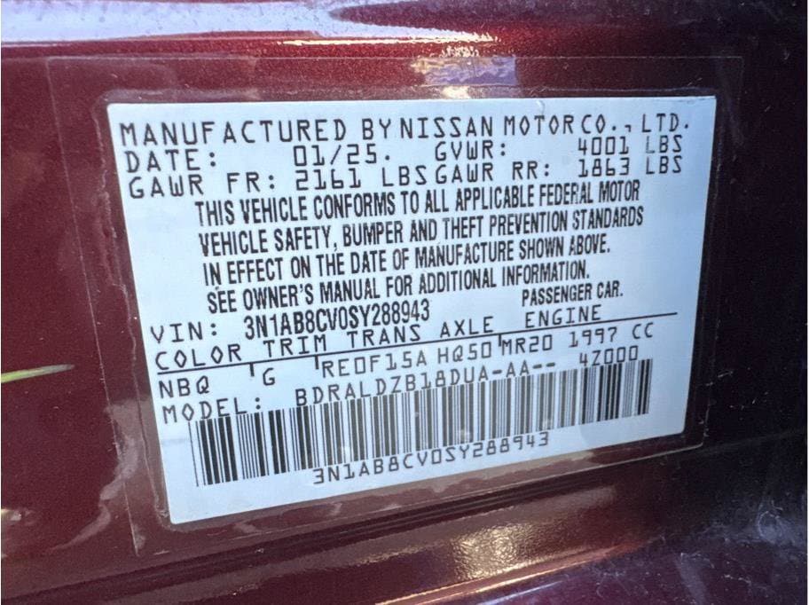 2025 Nissan Sentra SV - Photo 22