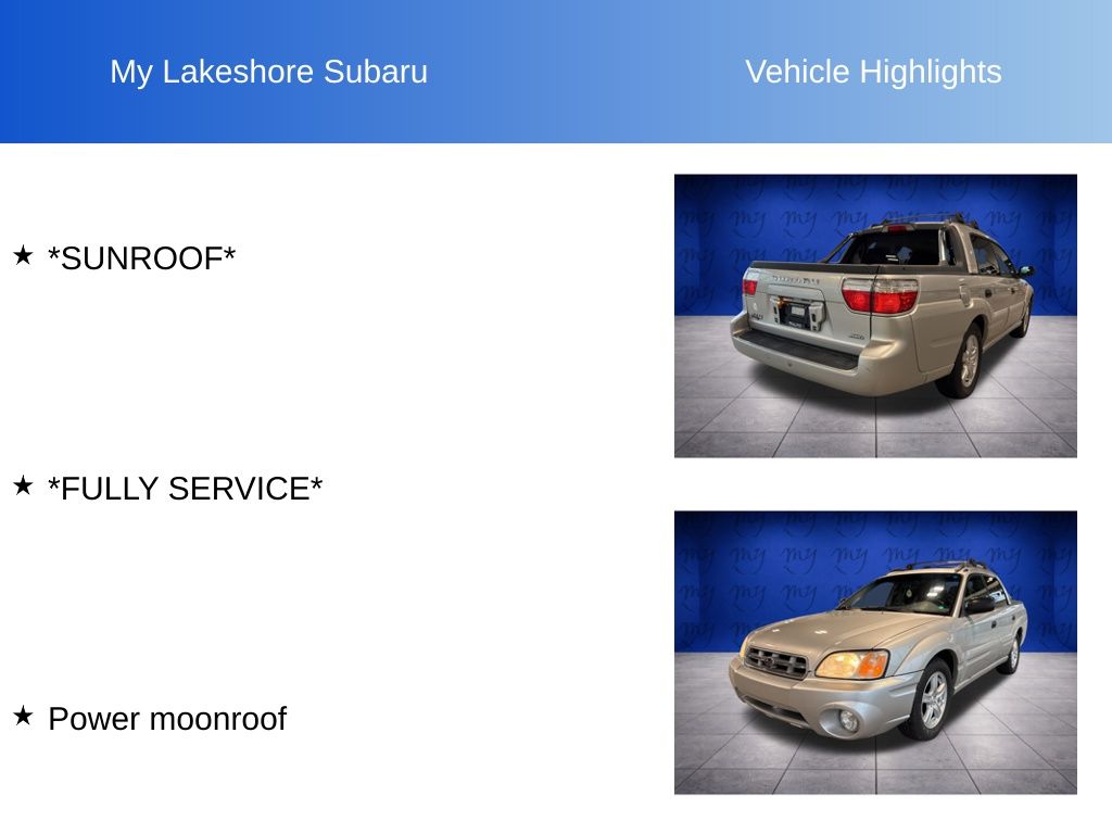 2003 Subaru Baja Sport - Photo 9