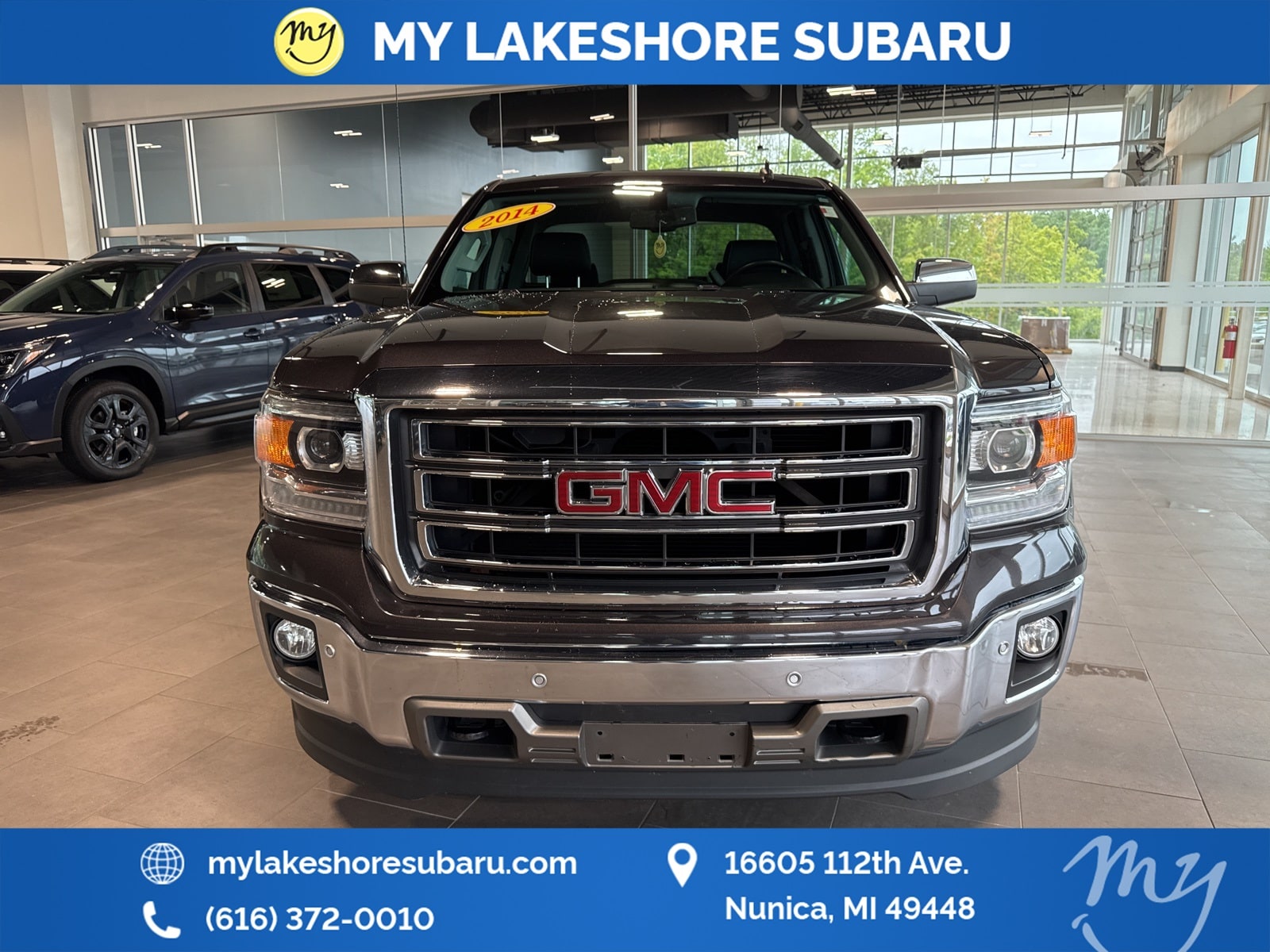 Used 2014 GMC Sierra 1500 SLT with VIN 1GTV2VECXEZ382055 for sale in Nunica, MI