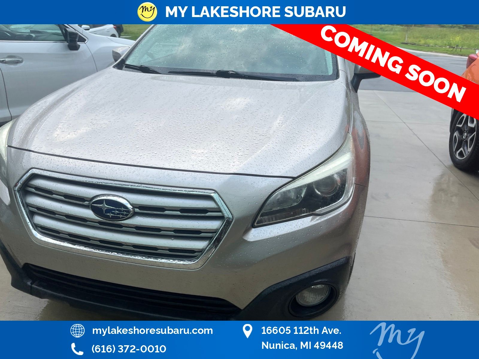 Used 2015 Subaru Outback Premium with VIN 4S4BSBDC9F3340978 for sale in Nunica, MI
