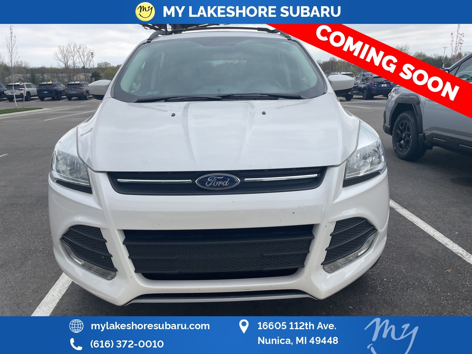 Used 2016 Ford Escape SE with VIN 1FMCU9G9XGUC63122 for sale in Alma, MI