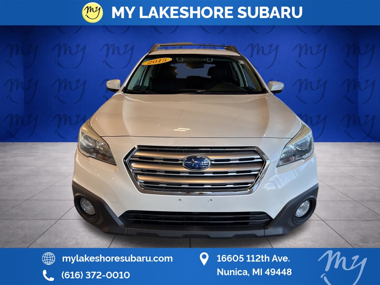 Used 2015 Subaru Outback Premium with VIN 4S4BSAFC7F3289679 for sale in Nunica, MI