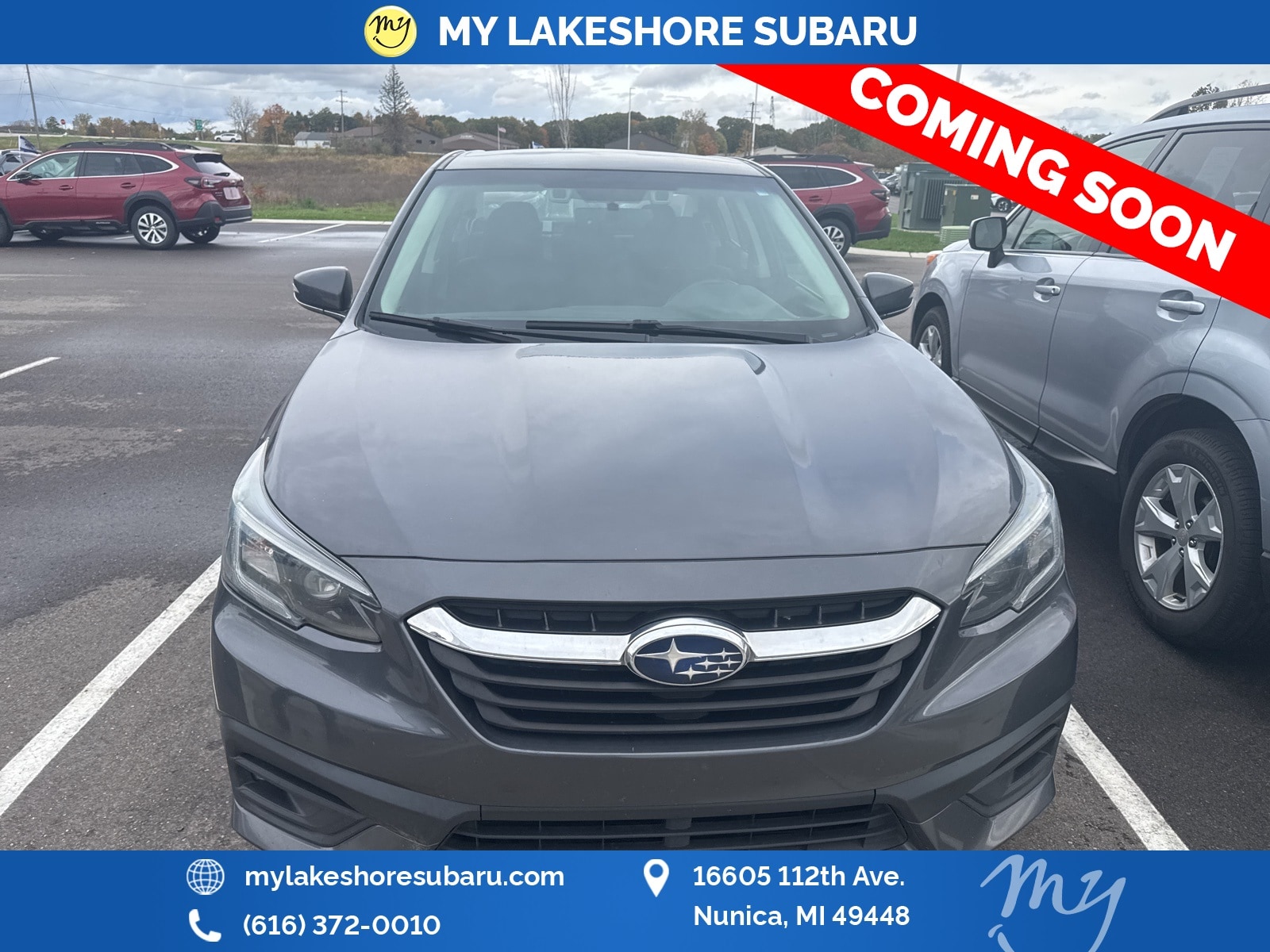 Used 2020 Subaru Legacy Premium with VIN 4S3BWAC66L3031995 for sale in Nunica, MI