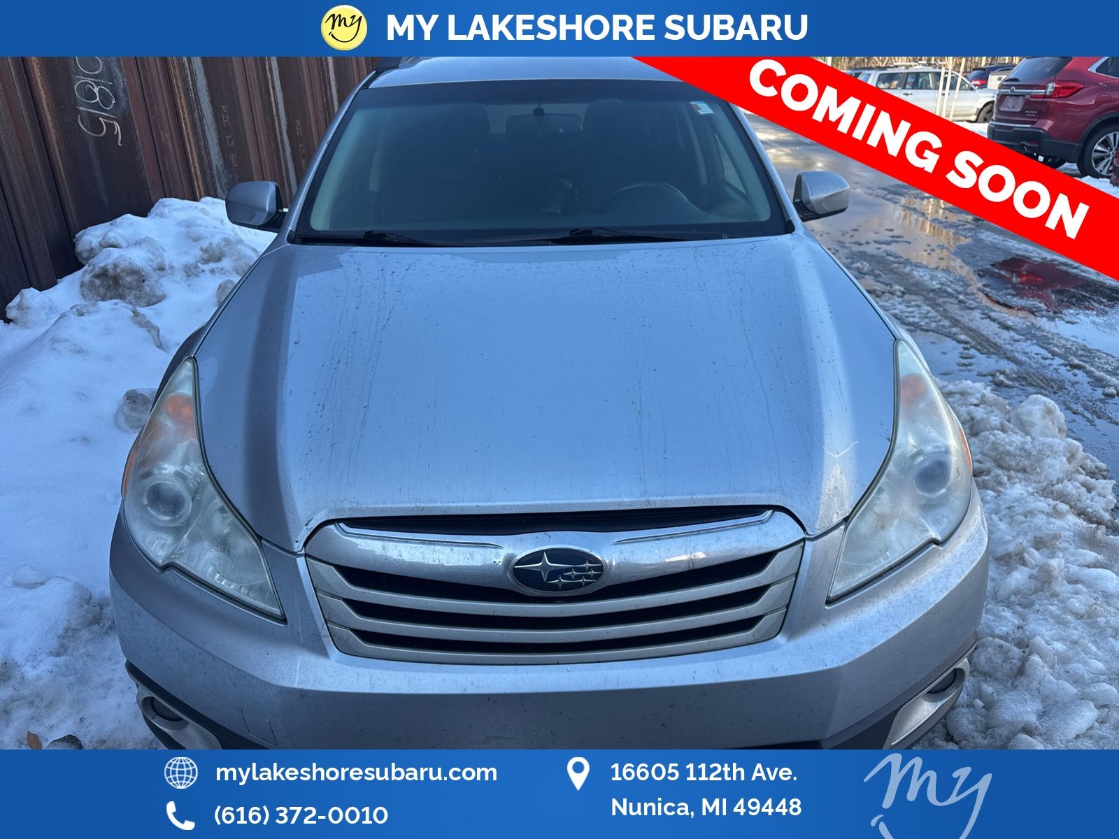 Used 2012 Subaru Outback Premium with VIN 4S4BRCCC8C3289830 for sale in Nunica, MI