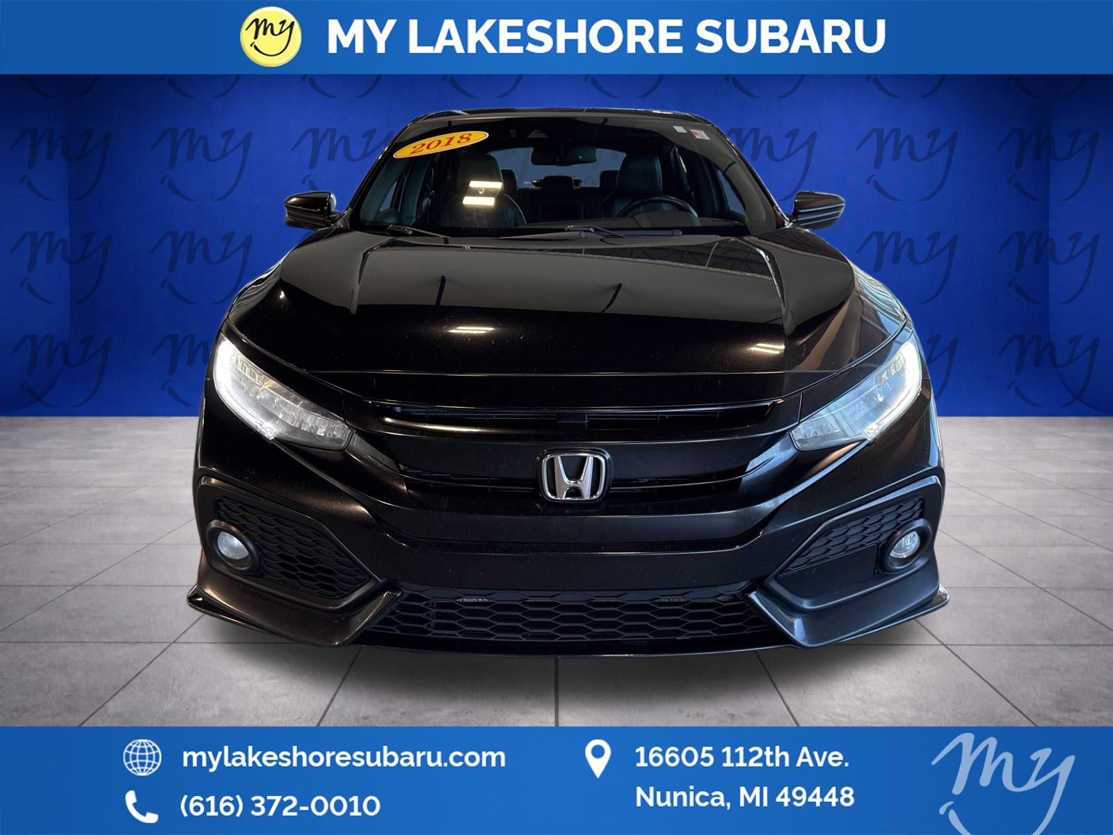 Used 2018 Honda Civic Hatchback Sport Touring with VIN SHHFK7H95JU218078 for sale in Alma, MI
