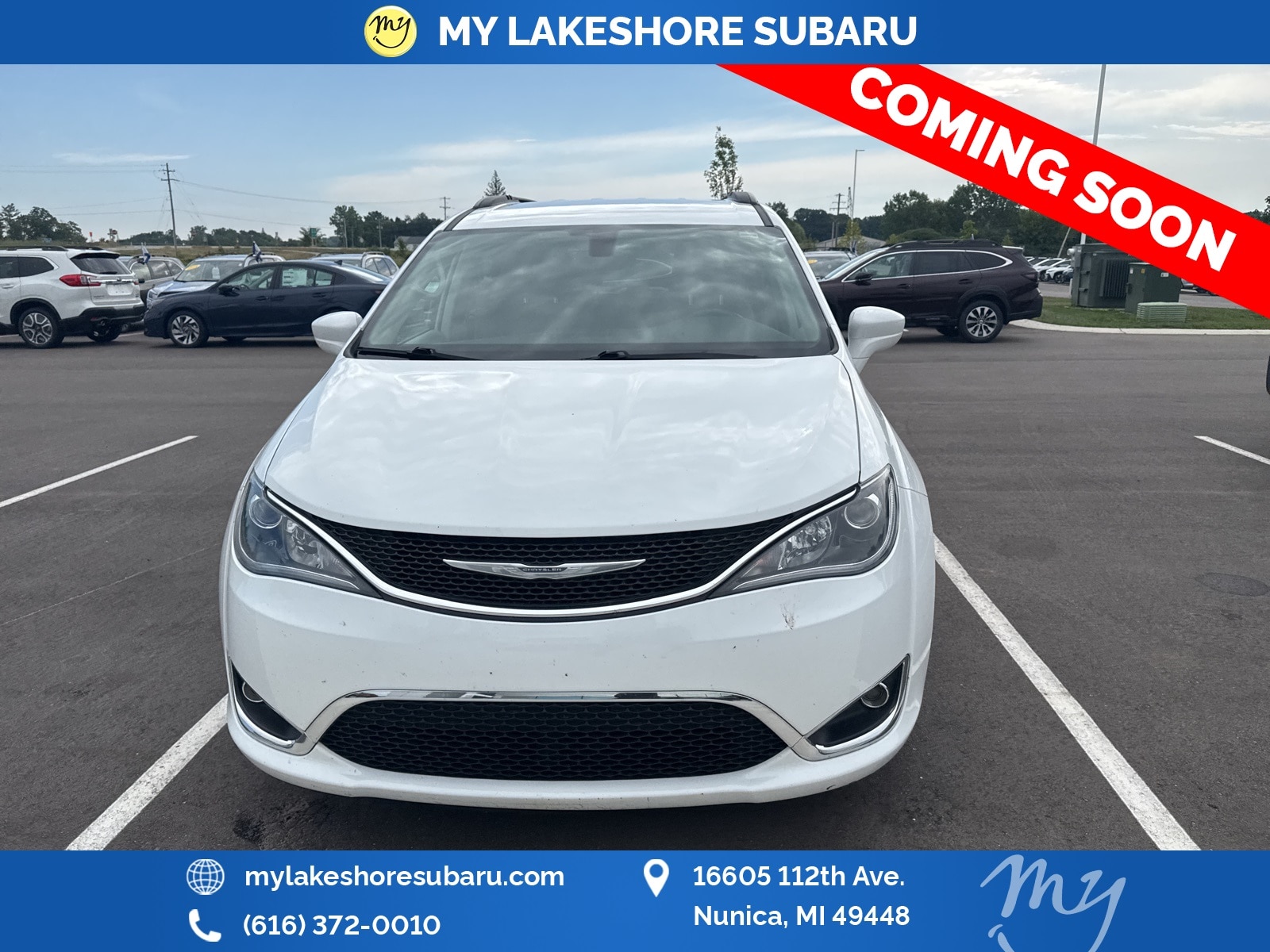 Used 2017 Chrysler Pacifica Touring-L with VIN 2C4RC1BG5HR744287 for sale in Nunica, MI