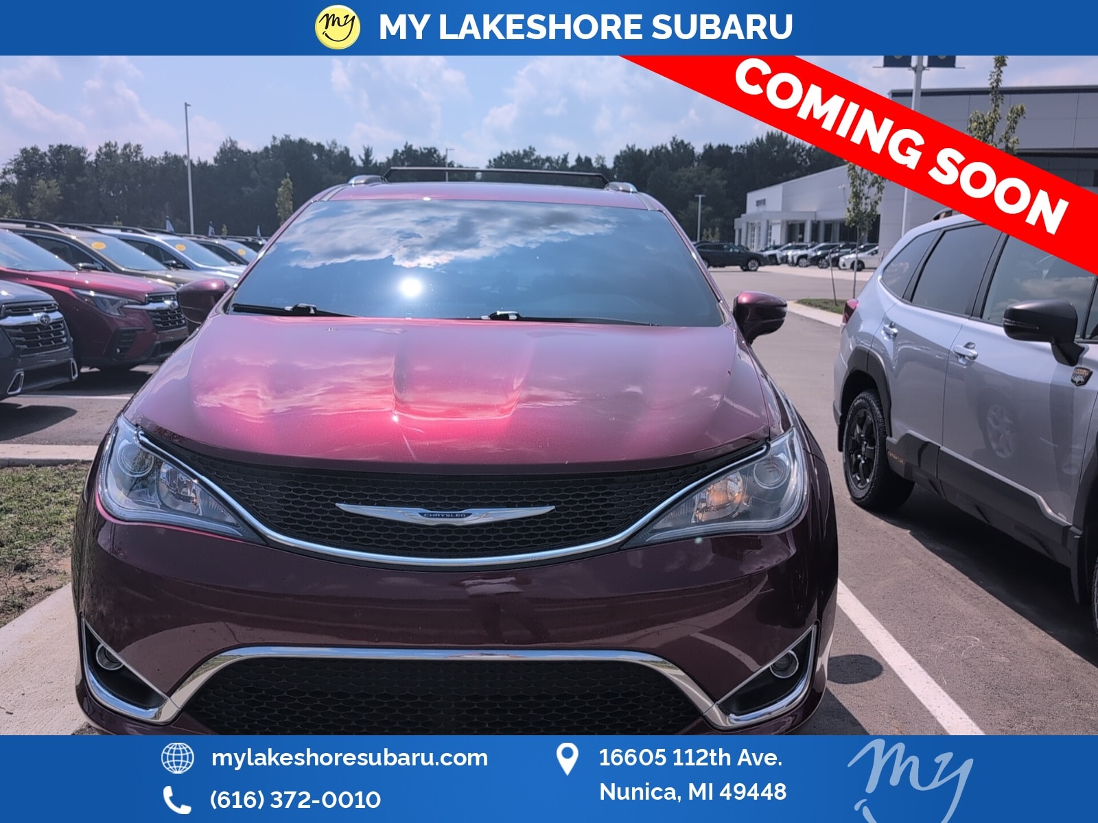 Used 2018 Chrysler Pacifica Touring L Plus with VIN 2C4RC1EG4JR121907 for sale in Nunica, MI