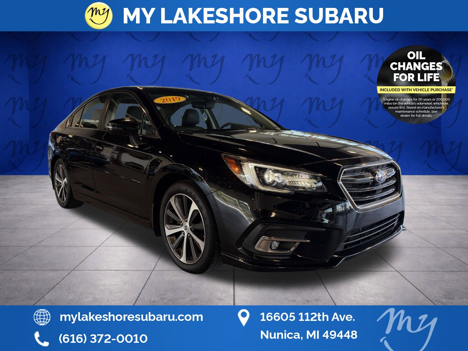 Used 2019 Subaru Legacy Limited with VIN 4S3BNAN69K3018902 for sale in Nunica, MI