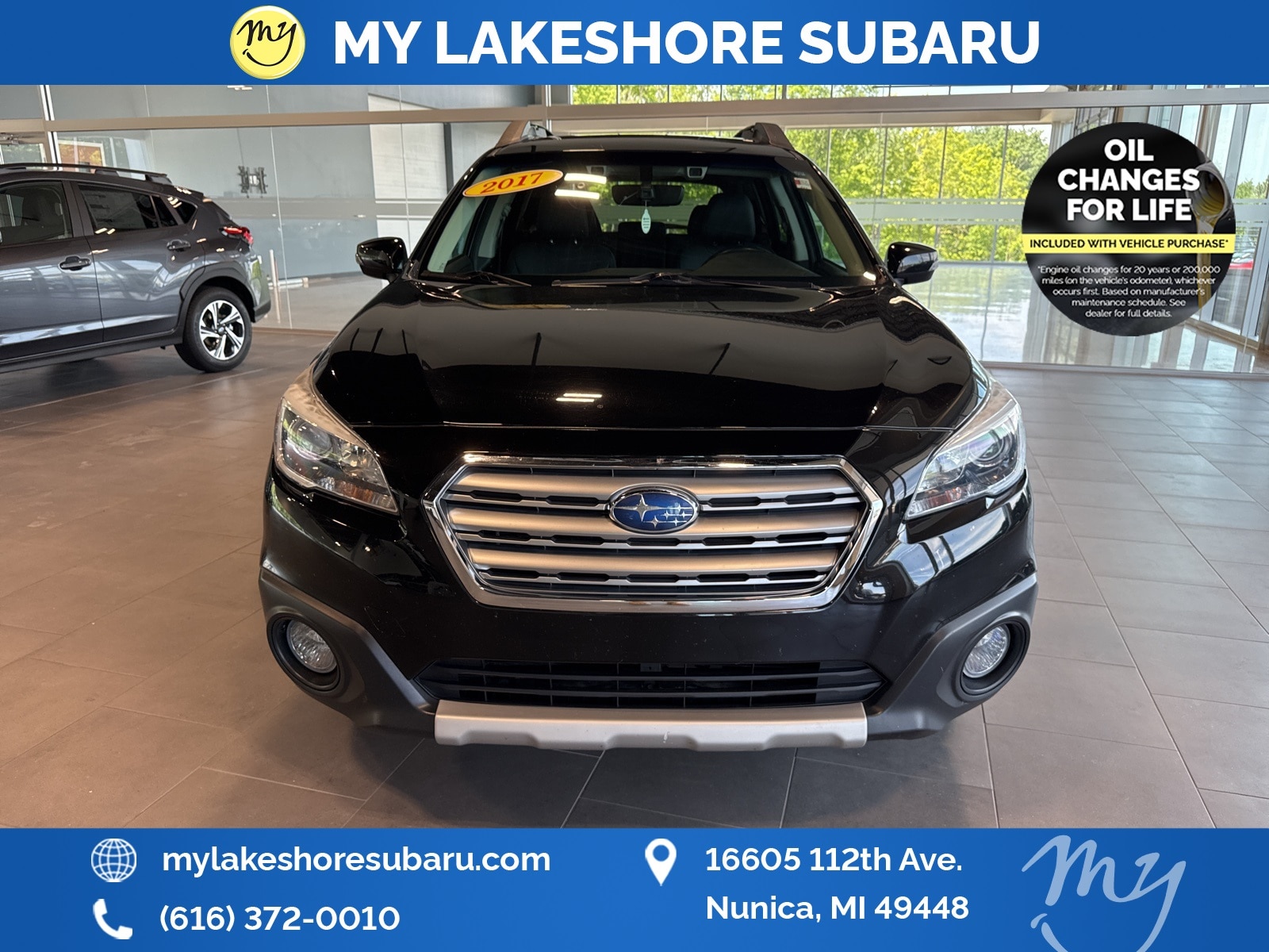 Used 2017 Subaru Outback Limited with VIN 4S4BSANC0H3370611 for sale in Nunica, MI