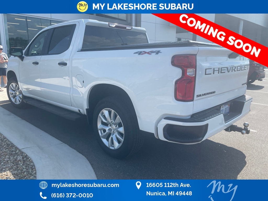 Used 2021 Chevrolet Silverado 1500 Custom Truck Crew Cab