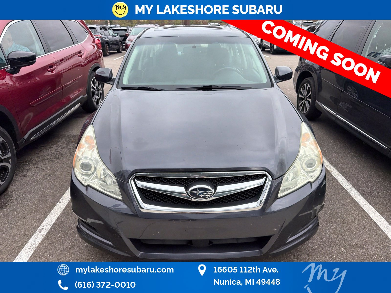 Used 2010 Subaru Legacy I Premium with VIN 4S3BMCG66A3239870 for sale in Nunica, MI