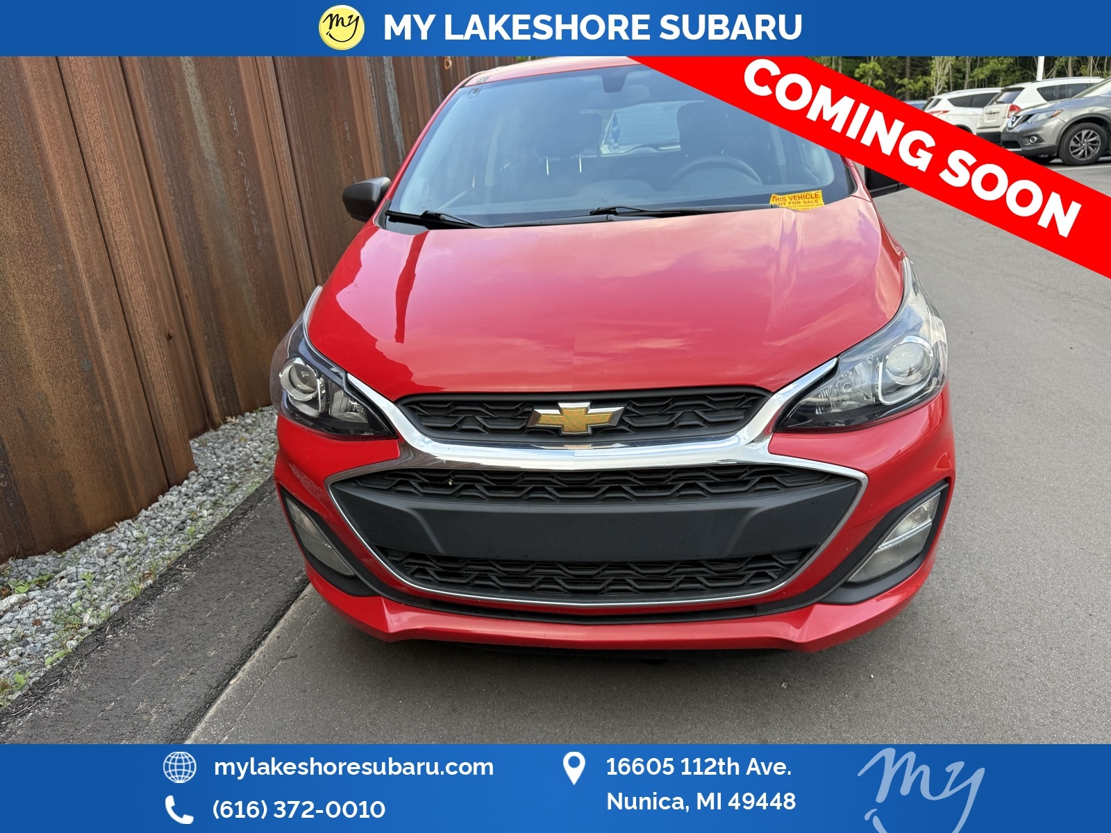 Used 2019 Chevrolet Spark LS with VIN KL8CB6SA7KC732796 for sale in Nunica, MI