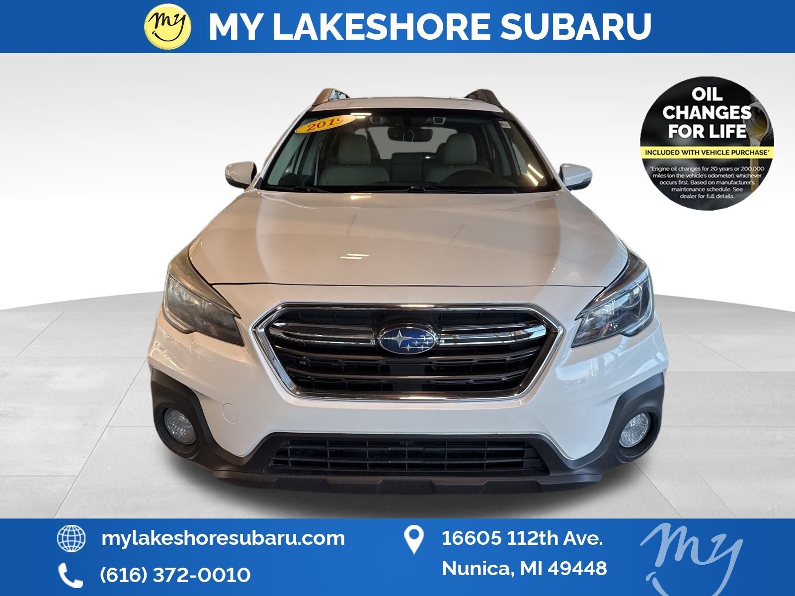 Used 2019 Subaru Outback Limited with VIN 4S4BSAJC9K3287949 for sale in Nunica, MI